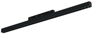 Czarny reflektor diodowy na szynoprzewód magnetyczny ściemnialny i na dwa obwody Azzardo AZ6242 Alfa 2Line Kira LED 36W 3000/4000/6000K 65cm 24stopnie
