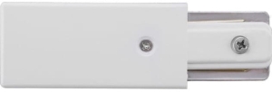 Biała natynkowa końcówka zasilająca do szynoprzewodów 1-fazowych Azzardo AZ4742