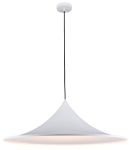 Lampa wisząca stożkowa biała Azzardo AZ5903 Keldan 70 1xE27