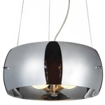 Lampa wisząca z lustrzanym szklanym okrągłym kloszem Azzardo AZ0845 Cosmo 3xE27 40cm