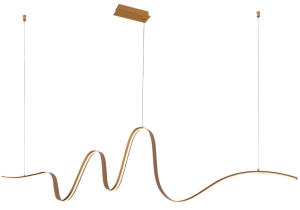 Lampa wisząca wstęga złota Azzardo AZ5781 Sirocco 3-step Dimm LED 34W 3000K