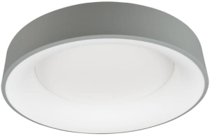 Szary okrągły plafon sufitowy ledowy Azzardo AZ2725 Sovana LED 50W 2700K 55cm