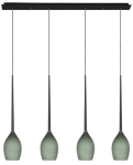 Dymna lampa wisząca nad stół na listwie Azzardo AZ1228 Izza 4xE14 107cm