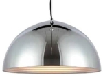 Lampa wisząca chromowana kopuła nad stolik Azzardo AZ1401 Modena E27 50cm