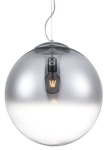 Lampa wisząca szklana chromowana kula Azzardo AZ3107 Iris E27 40cm