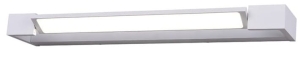 Biały podłużny obracany kinkiet ledowy łazienkowy Azzardo AZ2795 Dali LED 24W 4000K 90cm IP44