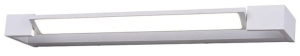 Biały podłużny obracany kinkiet ledowy łazienkowy Azzardo AZ2794 Dali LED 24W 3000K 90cm IP44