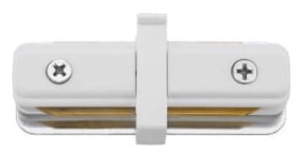 Biały łącznik prosty do szyny natynkowej 1-fazowej Nowodvorski 9454