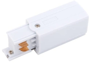 Biała lewa końcówka zasilająca do szyn natynkowych 3-fazowych CTLS Nowodvorski 8232