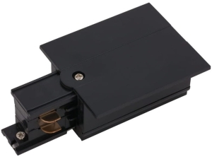 Czarna prawa końcówka zasilająca do szyn podtynkowych 3-fazowych CTLS Nowodvorski 8690