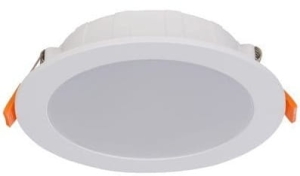 Biała okrągła wodoszczelna lampa podtynkowa oczko Nowodvorski 8778 CL Kos LED 10W 4000K IP44 15cm