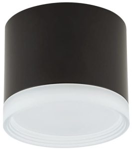 Czarna lampa sufitowa tuba walec Nowodvorski 10477 Silba Black GX53 7cm x 8,5cm