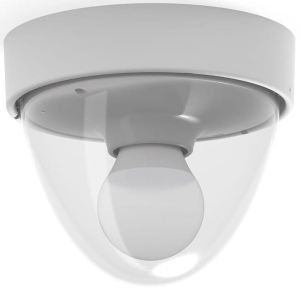 Biała zewnętrzna lampa sufitowa nad drzwi wejściowe Nowodvorski 7972 Nook E27 IP44