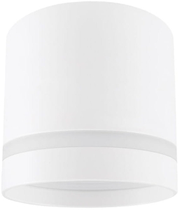 Biała lampa sufitowa tuba walec Nowodvorski 10478 Cres White GX53 8,3cm x 8,5cm