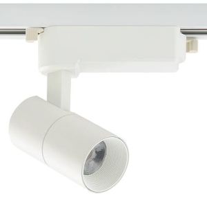 Biały reflektor na szynę 1-fazową Nowodvorski 10372 Tinos LED 7W 3000K 36stopni