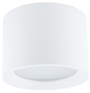 Biała lampa sufitowa punktowa walec do łazienki Nowodvorski 10483 Bol White GX53 IP54 8,5cm x 6,5cm