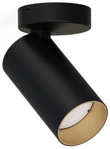 Czarno złota lampa sufitowa reflektorek punktowy spot Nowodvorski 7763 Mono GU10