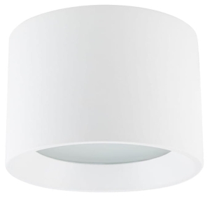 Biała lampa sufitowa punktowa walec do łazienki Nowodvorski 10481 Maun GX53 IP54 7,2cm x 10cm