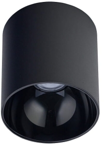 Czarna lampa sufitowa punktowa spot walec Nowodvorski 8225 Point Tone GU10 12,5cm x 12,7cm