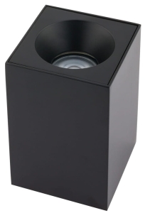 Czarna lampa sufitowa punktowa spot Nowodvorski 8365 Bravo GU10 13,5cm x 9cm