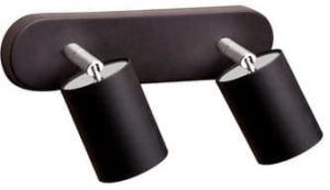 Lampa sufitowa dwa reflektory regulowane Nowodvorski 6020 Eye Spot II 2xGU10 24,5cm czarny