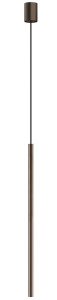 Czekoladowa smukła lampa wisząca walec 75cm Nowodvorski 10447 Laser 750 G9