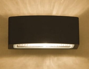 Lampa zewnętrzna ścienna na elewację Nowodvorski 3408 Brick I E27 12cm x 22cm IP65 grafitowy