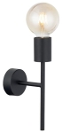 Czarna lampa ścienna kinkiet metalowy Nowodvorski 7762 Radius E27