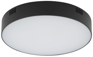Czarna lampa sufitowa okrągły plafon Nowodvorski 10408 Lid Round LED 35W 3000K 4cm x 21cm