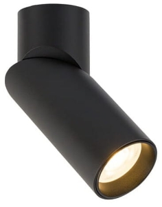 Czarna lampa sufitowa regulowany reflektor punktowy Nowodvorski 7860 India GU10