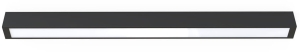 Czarna podłużna lampa sufitowa listwa Nowodvorski 7598 Straight LED Ceiling M T8 16W 92cm