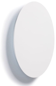 Biała okrągła lampa ścienna płaski kinkiet Nowodvorski 7638 Ring LED M 10W 3000K 25cm