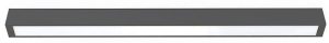 Grafitowa lampa sufitowa listwa Nowodvorski 7553 Straight LED Ceiling M 16W 92cm