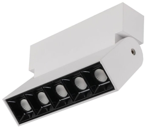 Biało czarna lampa sufitowa reflektor Nowodvorski 10067 Focus Mini LED 10W 3000K