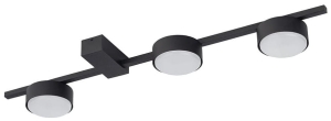 Czarna techniczna lampa sufitowa Nowodvorski 8263 Pills III 3xGX53 59cm