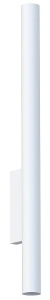 Biała lampa ścienna kinkiet walec Nowodvorski 10758 Fourty Wall XL 2xGU10 R35 60cm