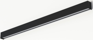 Czarna podłużna lampa ścienna światło w dół Nowodvorski 7595 Straight LED L T8 22W 122cm