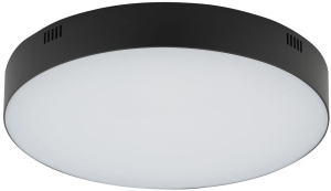 Czarna lampa sufitowa okrągły plafon Nowodvorski 10410 Lid Round LED 50W 3000K 4cm x 30cm