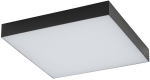 Czarna lampa sufitowa kwadratowy plafon Nowodvorski 10436 Lid Square LED 50W 4000K 4cm x 30cm