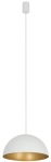 Biało złota kopułowa lampa wisząca Nowodvorski 10701 Hemisphere Super S GX53 33cm x 125cm