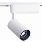 Biały reflektor z czarnym pierścieniem na szynę 1-fazową Nowodvorski 9008 Iris LED 30W 2300LM 3000K 30stopni