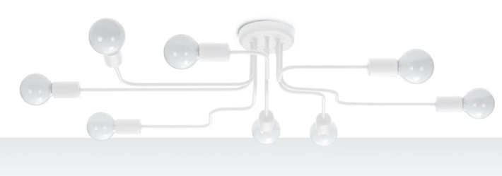 Lampa Sollux Lighting Vector SL.1444 biały - 894ce778af8e92723c04332324c97711