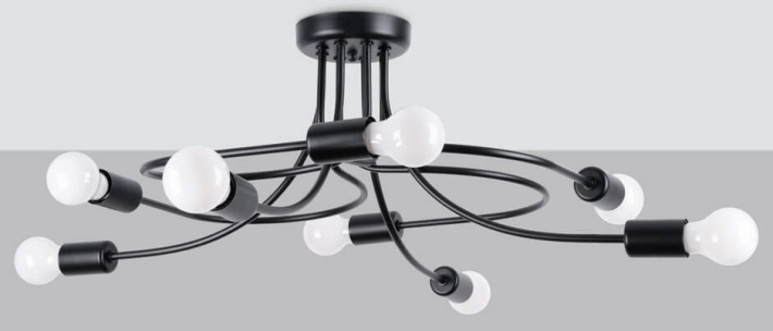 Lampa Sollux Lighting Levar SL.1457 czarny - 010cd0741d6b29d14c1dc93eb7b82241