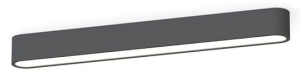 Grafitowa lampa sufitowa listwa Nowodvorski 7527 Soft LED 60x6 T8 11W 63cm