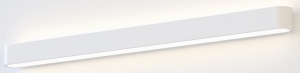 Biały kinkiet lampa ścienna listwa Nowodvorski 7548 Soft LED 90x6 T8 16W 3000K 93,5cm