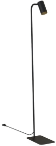Lampa stojąca podłogowa z włącznikiem na czarno złotym regulowanym kloszu Nowodvorski 7717 Mono GU10 130cm