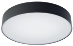 Czarna lampa sufitowa okrągły plafon Nowodvorski 10176 Arena LED 20W 4000K 9cm x 40,5cm
