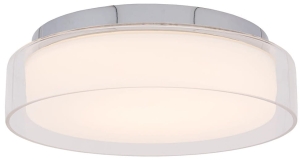 Okrągła lampa sufitowa plafon do łazienki Nowodvorski 8173 Pan LED S 12W 770LM 4000K IP44 30cm x 8,5cm