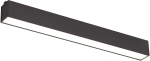 Czarna podłużna lampa sufitowa listwa ledowa 57cm Max Light C0190D Linear LED 18W 3000K ściemnialna