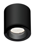 Lampa sufitowa czarna tuba do łazienki pod prysznic Max Light C0216 Form GU10 IP65 8cm x 8 cm